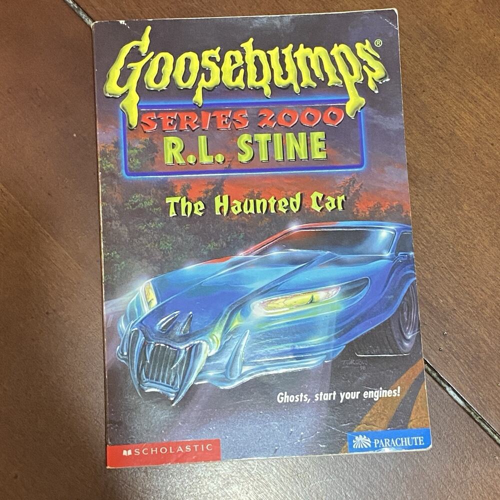 1st Print #21 The Haunted Car Goosebumps Series 2000 YA Horror RL Stine Vintage